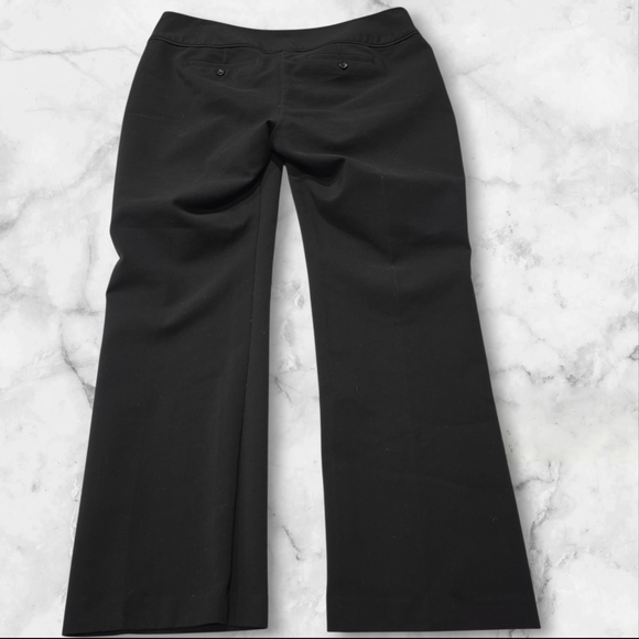 Elle Black Womans Slacks Dress Pants Size 14 B26 - Picture 3 of 7